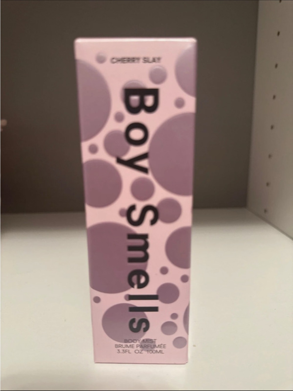 Cherry LA Boy Smells Body Mist — Light Pink Packaging